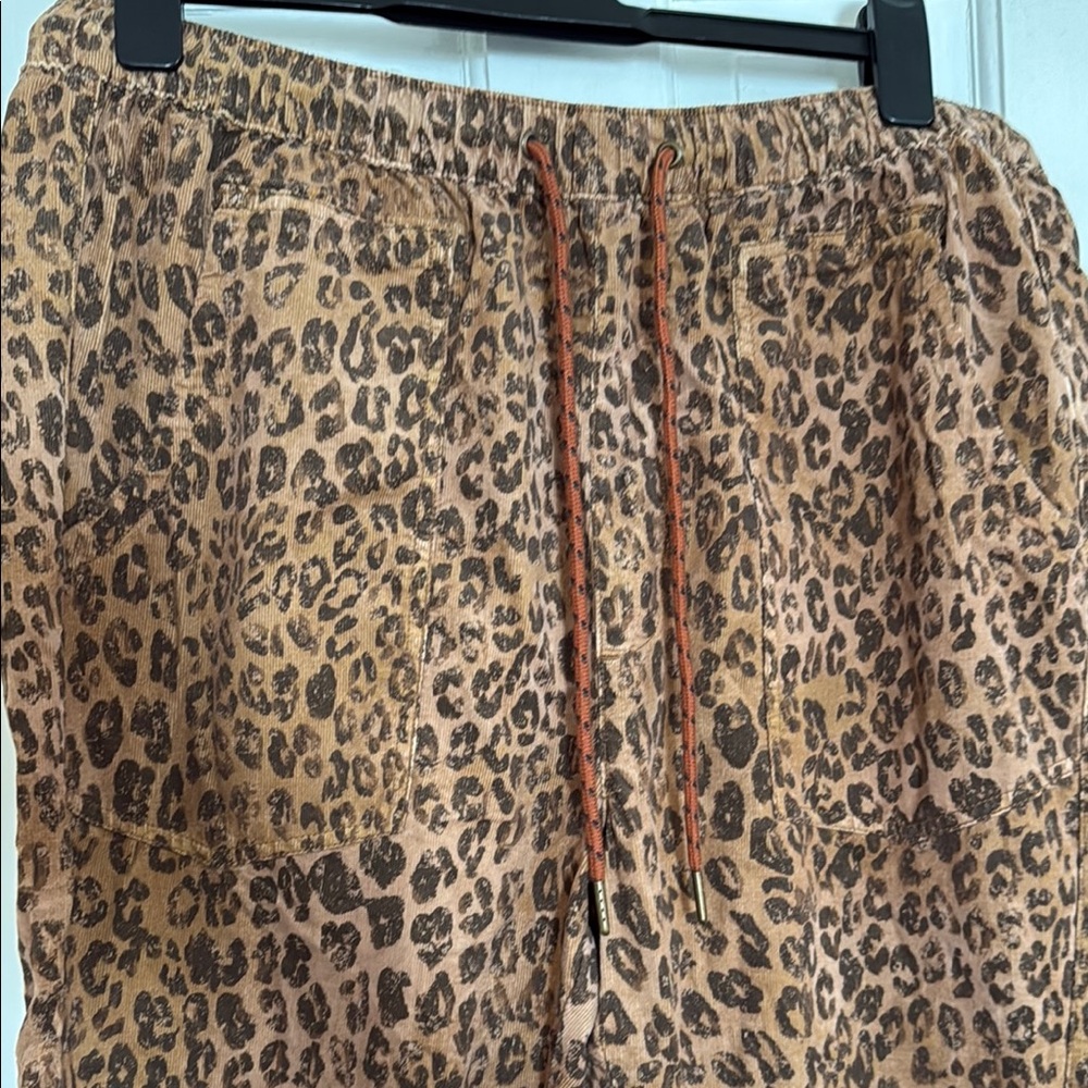 Pilcro Leopard Print Ankle Pants - Picture 2 of 4